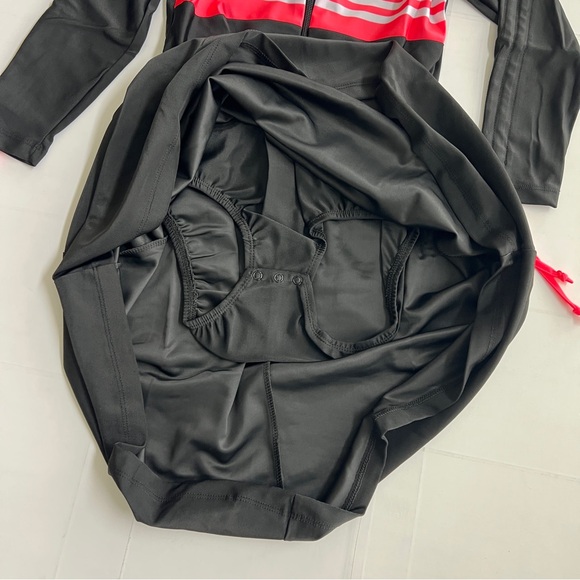 NEW LandsKid Girls Varsity Swim Modest Dress Long Sleeve Zipper SIZE 12 - Picture 6 of 10